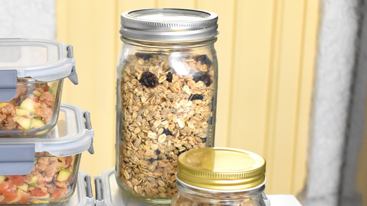 Granola básica en sartén