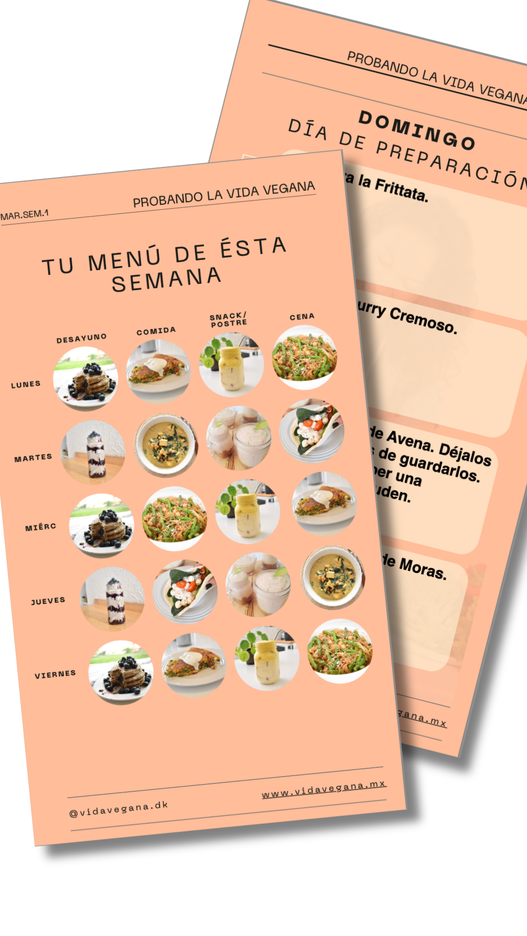 Menú Semanal (marzo semana 1)