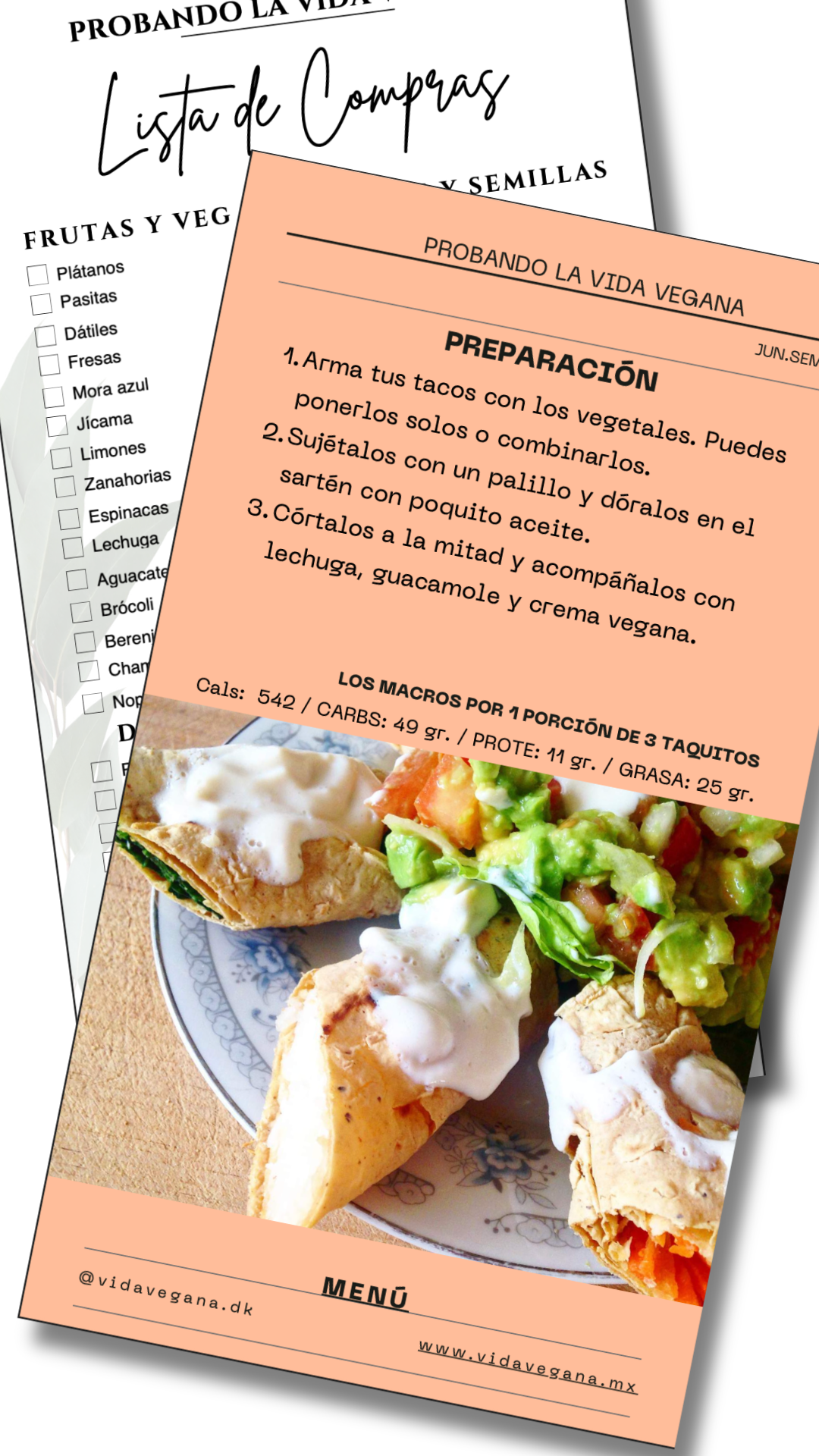 Menú Semanal (junio semana 2)