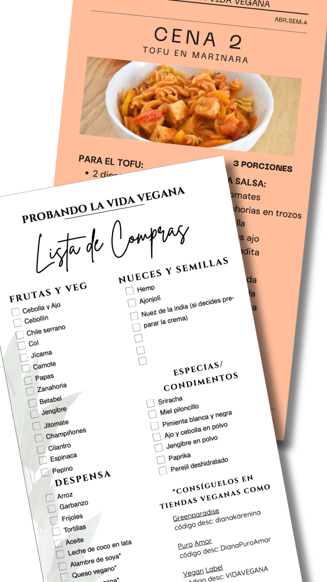 Menú Semanal (abril semana 4)