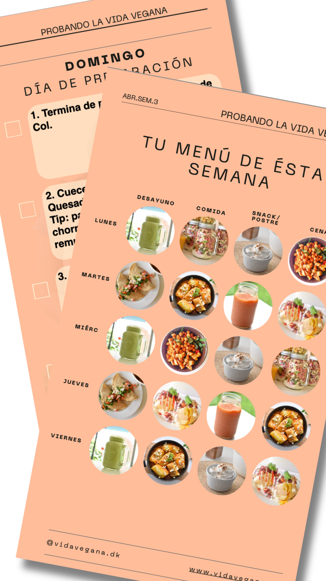 Menú Semanal (abril semana 3)