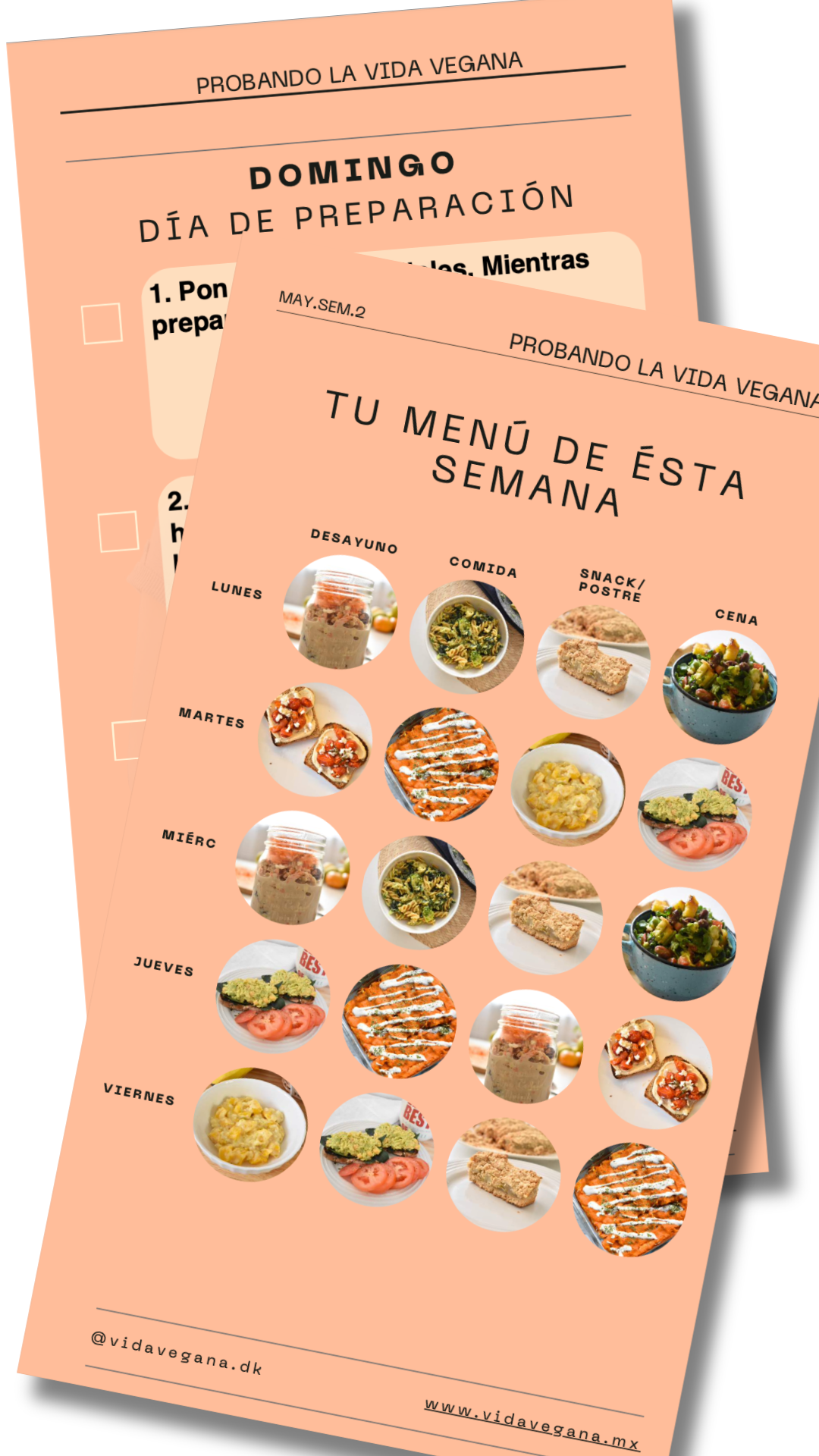 Menú Semanal (mayo semana 2)
