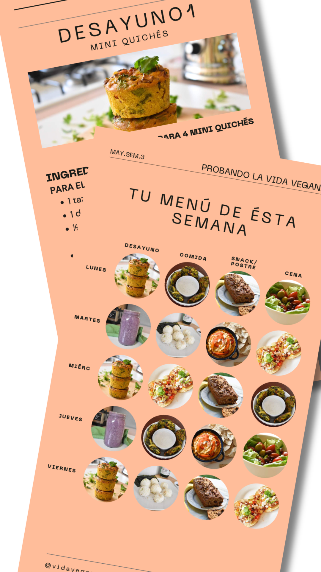 Menú Semanal (mayo semana 3)