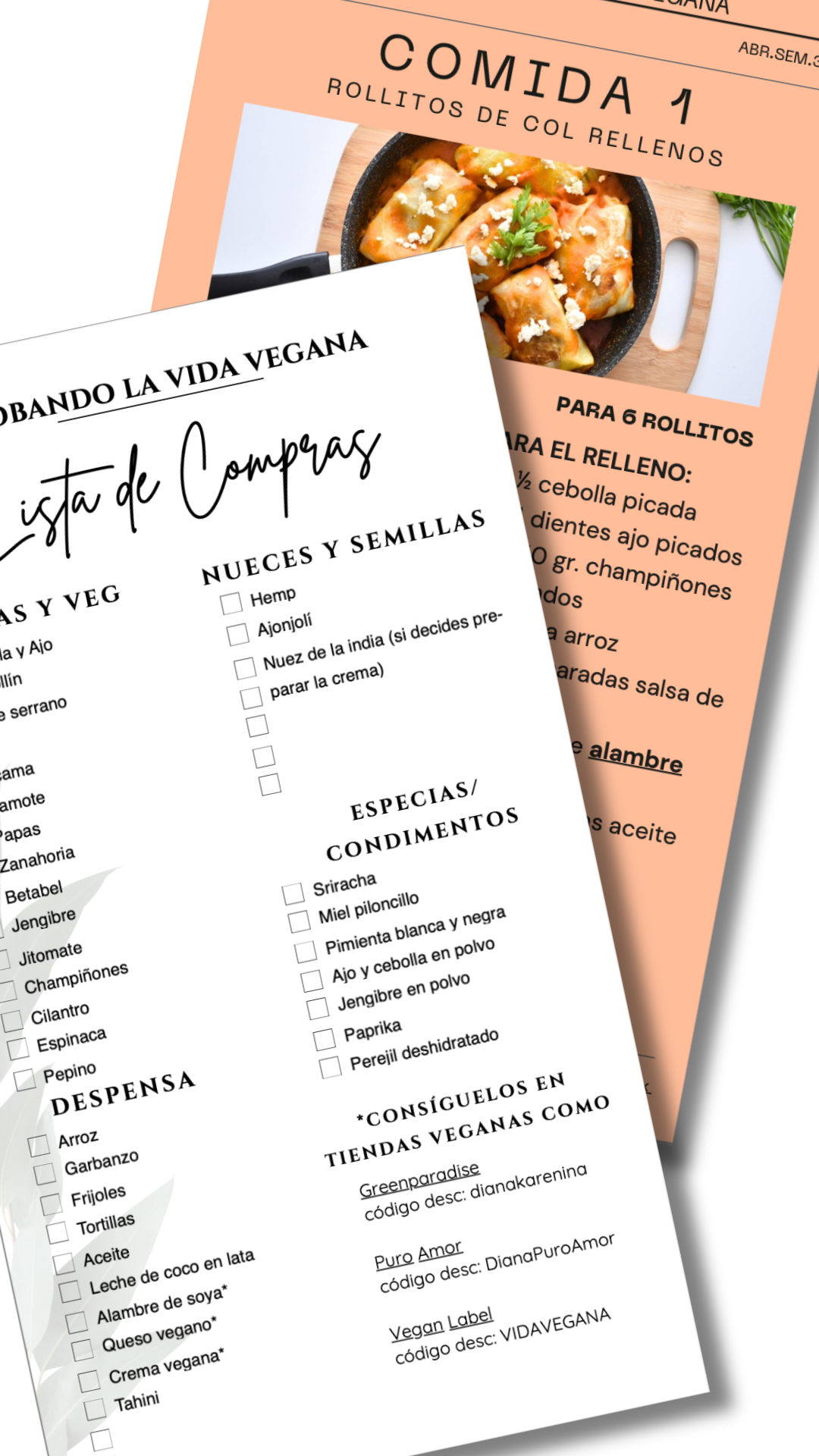 Menú Semanal (abril semana 3)