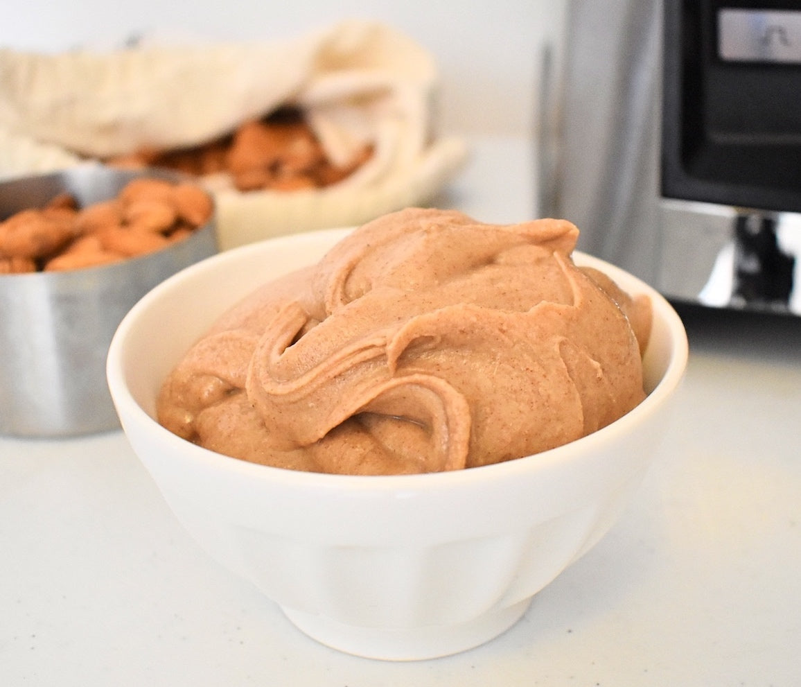 Paso 2: preparar la crema de almendras