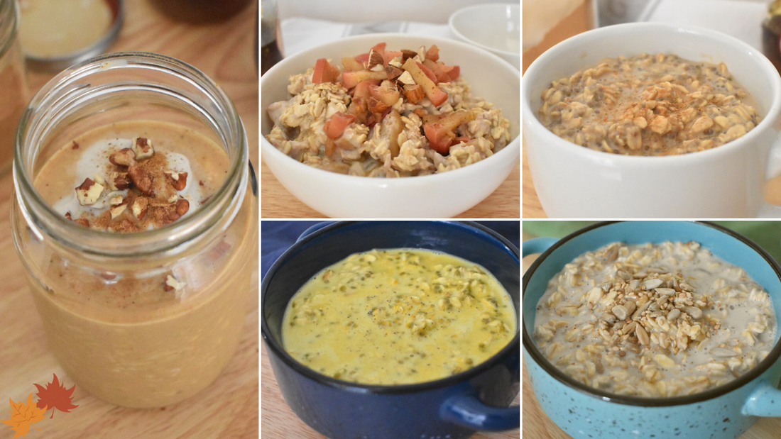 PUDINES DE AVENA PARA EL OTOÑO