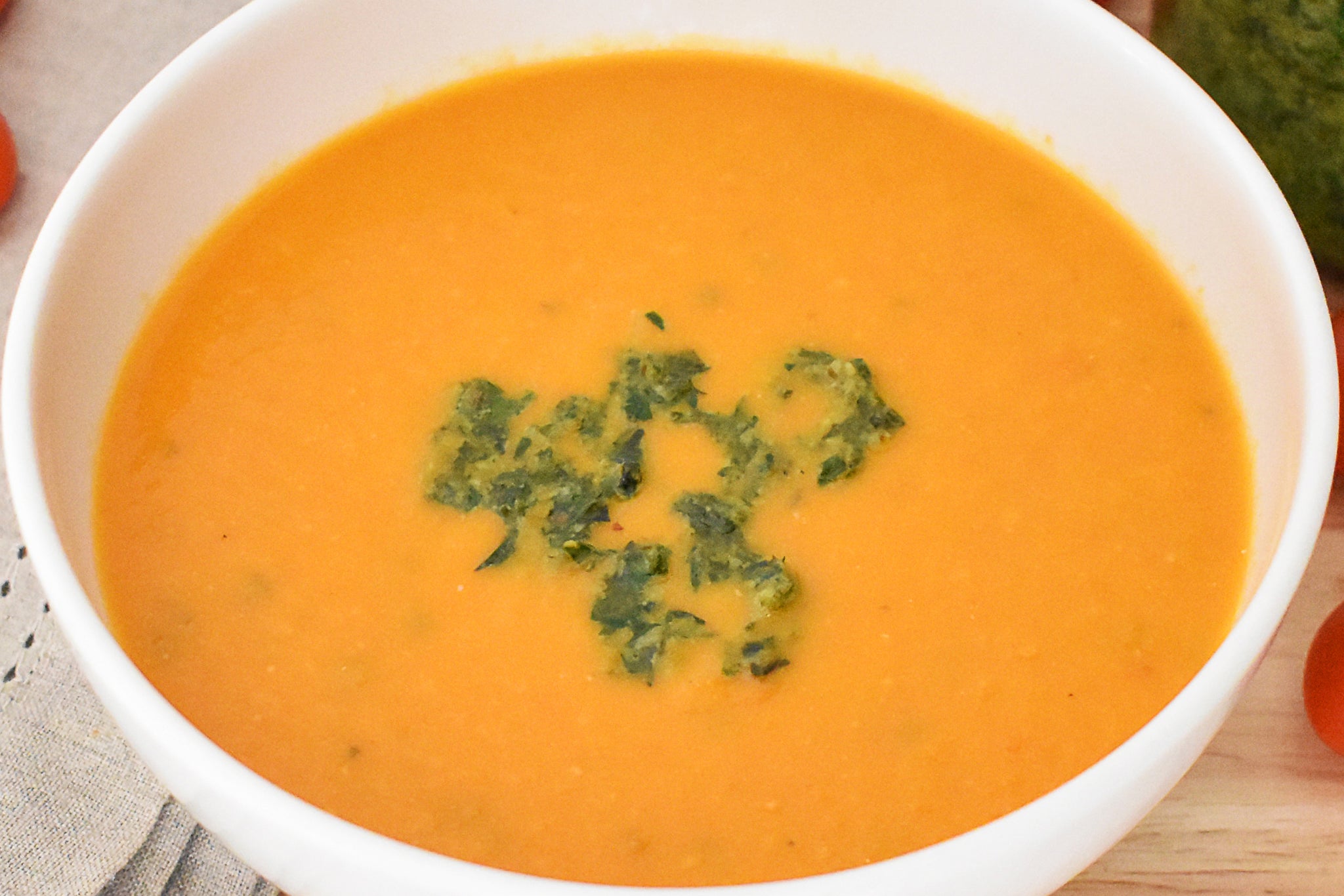 Sopa de Tomate y Zanahoria