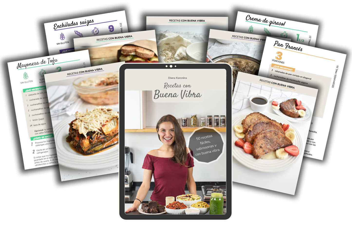 RECETAS CON BUENA VIBRA (Recetario Descargable)